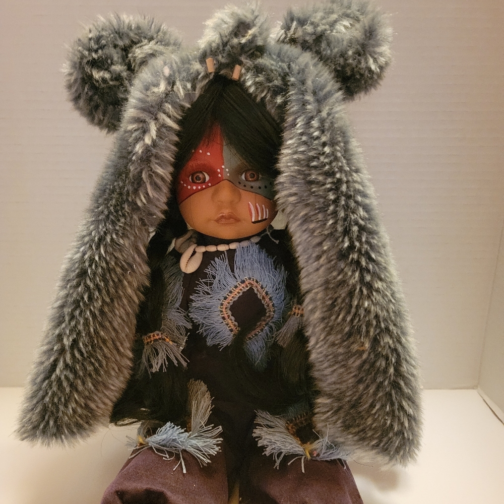 Sitting Indian Porcelain Doll